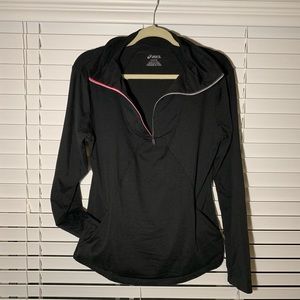 Asics quarter zip pull over